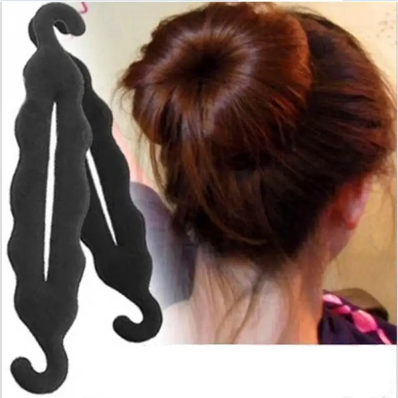 1 Pcs Sponge Hair Braiding Tools Hair Design Accessories Bun Roller Maker Hair Braiding Twist Curler Styling DIY Tool