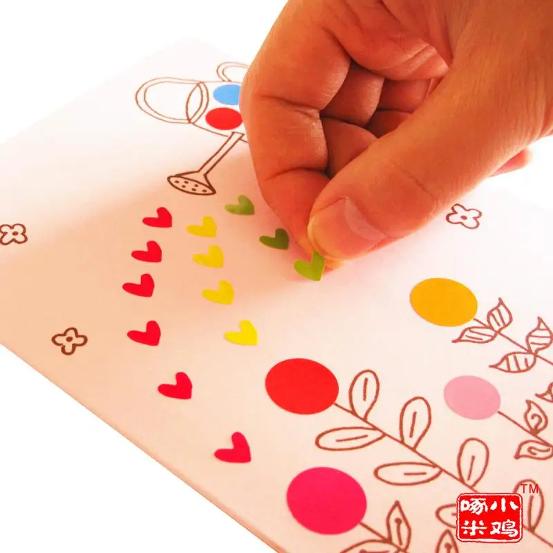 DIY sticker handmade greeting cards painted package ...