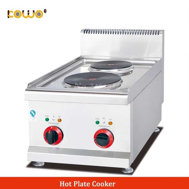 

commercial stainless steel electric 2 burner hot plate cooker