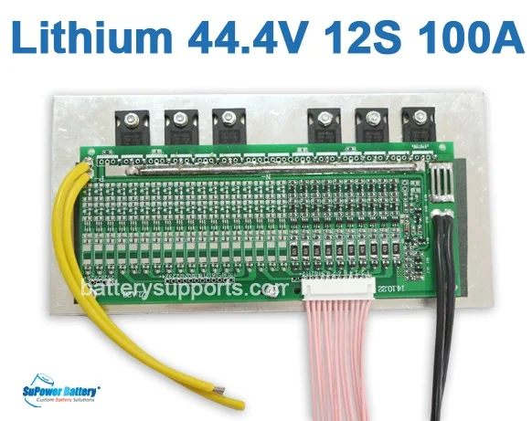 SuPower 12 S 43 2 V 44 4 50 100A литий-ионная LiPo батарея BMS система управления баланс PCB