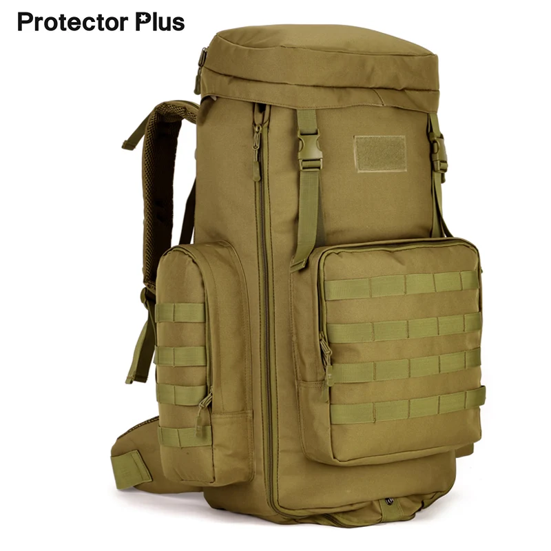

2018 New Outdoor Tactical Bag Adjustable 70L-80L Large Capacity Mountaineering Backpack Camping Hiking Military Molle