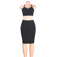 Женский костюм из двух предметов, комплект с юбкой, укороченный топ, топы, сексуальный вязаный праздничный спортивный костюм для вечеринки, одежда уличная Элегантная короткая одежда, комплект из двух предметов