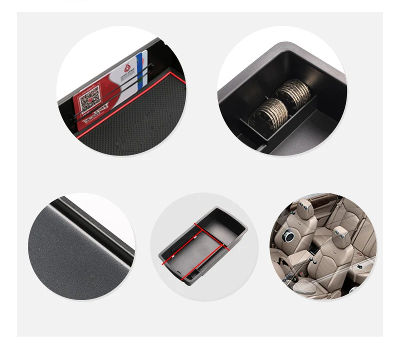 for Citroen DS7 DS 7 Armrest Box Storage Stowing Tidying Organizer Internal Accessories Auto Car Styling 2017 2018 2019 2020