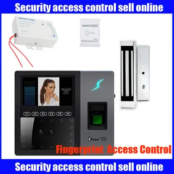 

Lastest Iface702 Fingerprint time attendance Access Control System Kit With Magnetic Door Lock with battery
