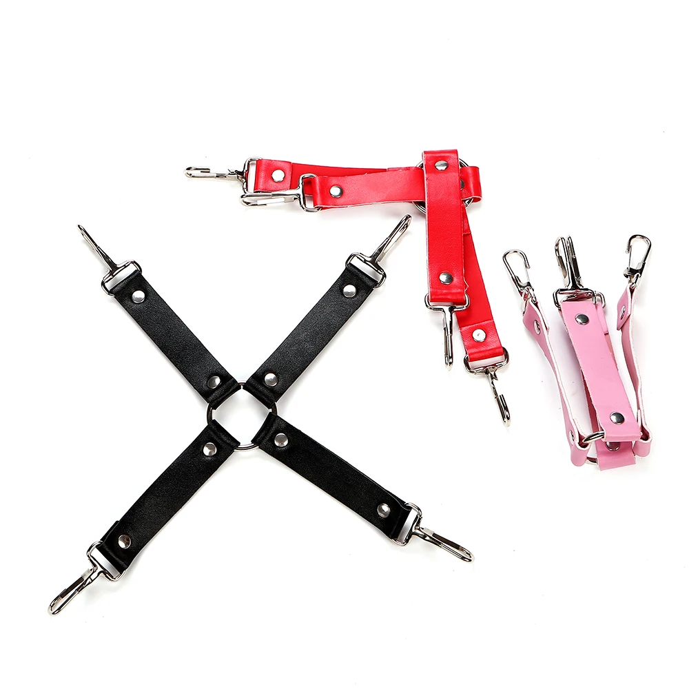 Factory Direct Sales Sex Accessories Products PU Leather Cross Belt For Hand Ankle Cuffs Bondage Adult Games | Красота и здоровье