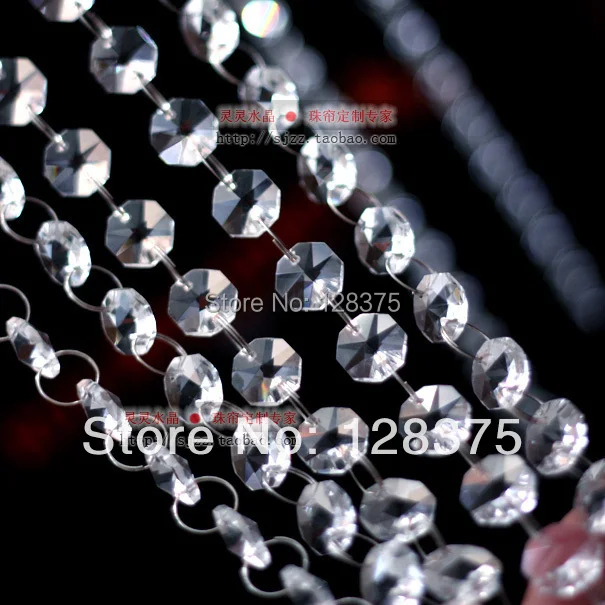 30 Mt Transparent Kristall Glasperlen Vorhang Hochzeit Dekoration