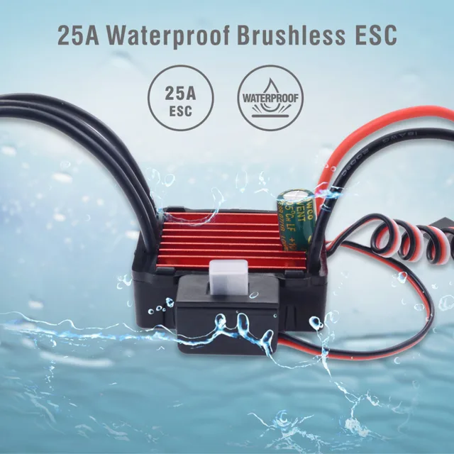 Surpass Hobby 2430 5800KV Brushless Motor + 25A Brushless Speed ...