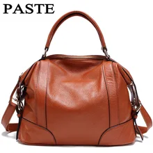 Paste señora bolsos de famosas marcas de bolsos de diseño de alta calidad de cuero real bolso de mano bolsa femininas europea estilo fold t235