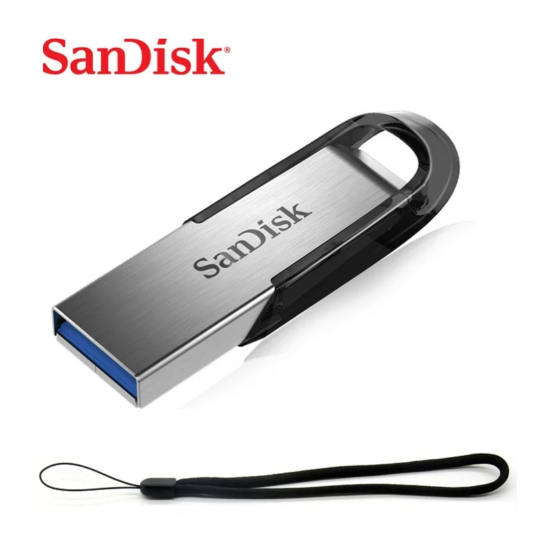 SanDisk FIT флеш-накопитель USB 3,0, 128 ГБ, 64 ГБ, 32 ГБ, 16 ГБ, 256 ГБ, Bultra, флеш-накопитель USB 3,0, u-диск, флешка для компьютера