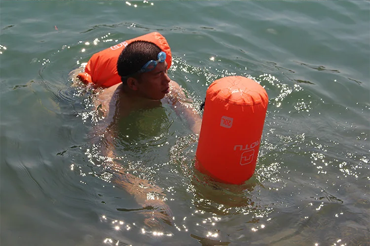 10l спортивная водонепроницаемая сумка для плавания пакет баррель уплотнение пляж дрейфующее плавание сумки пляжные аксессуары купальные костюмы для поездки сумка