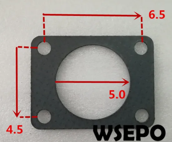 OEM КАЧЕСТВО! Глушитель Gasekt подходит для Weichai K4100/4102 дизельный двигатель с водяным