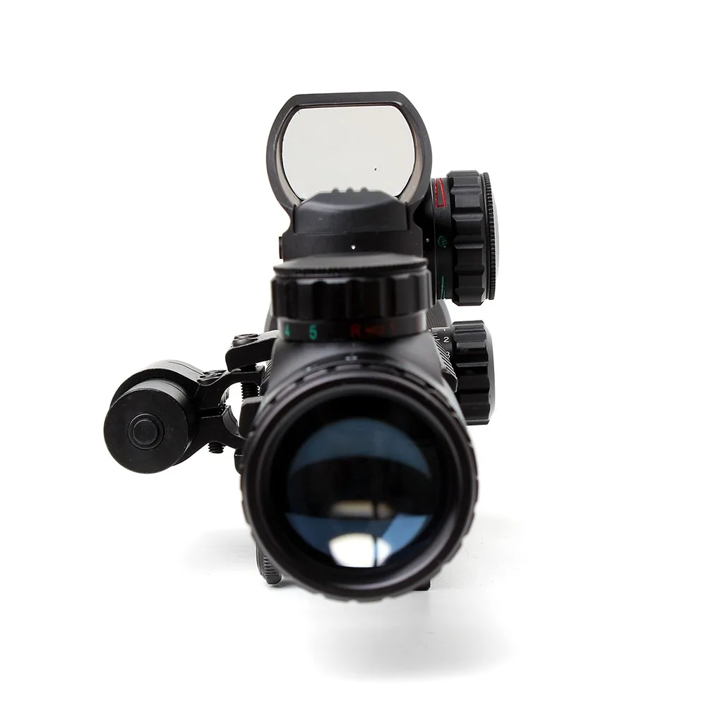 Tático Ohhunt 4-12X50 Iluminado Rangefinder Reticle Holographic