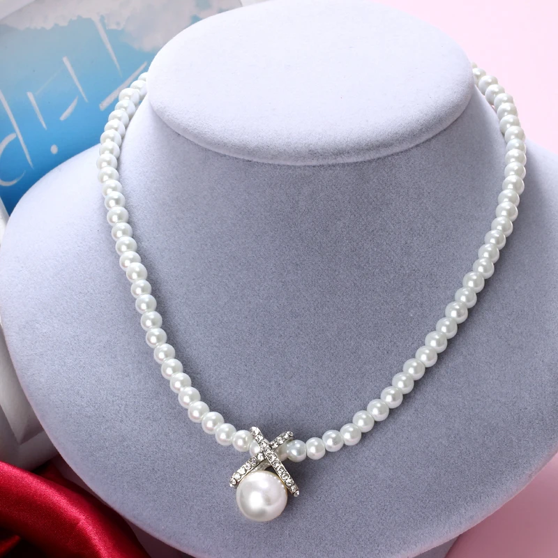 Женское Ожерелье чокер с имитацией жемчуга|choker necklace|necklace womenpendant necklace |