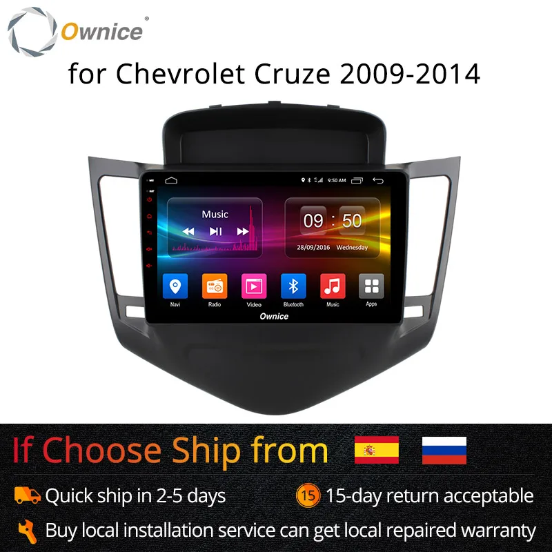 Ownice K1 K2 2 din сенсорный экран Android 8 1 автомобильный dvd проигрыватель с gps для Chevrolet Cruze