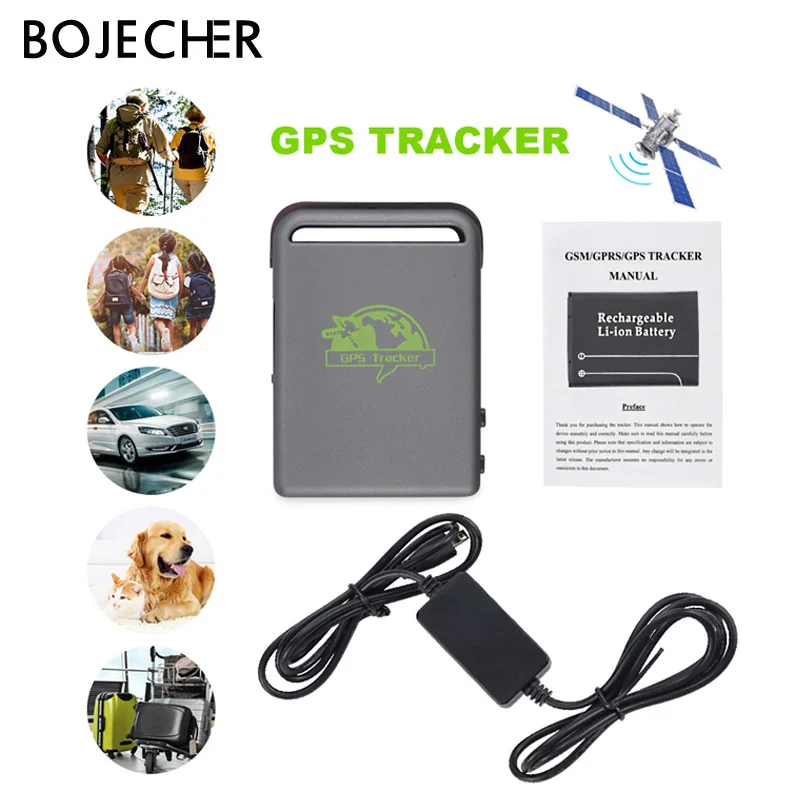 Автомобильный GPS трекер TK102B мини в реальном времени онлайн GPRS|gps gprs tracker|gps receiver data