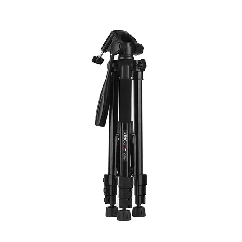 

FFYY-KINGJOY VT-880 2 In 1 Portable Extendable Aluminium Alloy Camera Tripod Monopod for Smartphone for Canon Nikon Sony Fuji