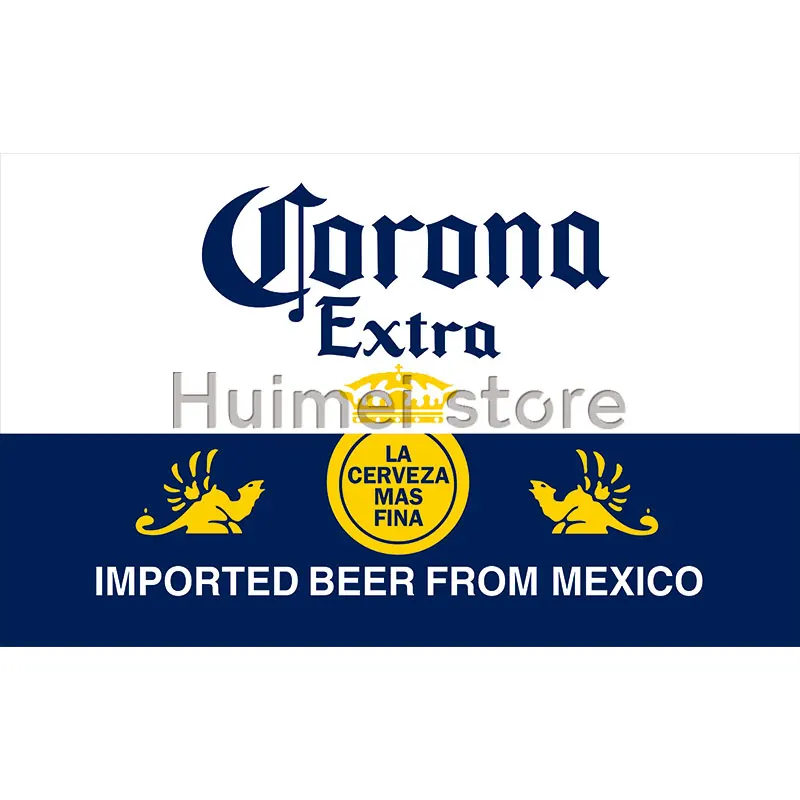 Corona Extra Beer Flag 90x150cm 3x5 Foot Banner Pub Bar Advertising Sign Mexico 