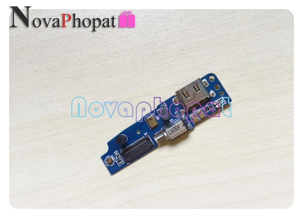 

Novaphopat Charger Port For Vernee Apollo lite USB Dock Charging Port Data Transfer Connector Microphone Flex Cable Board