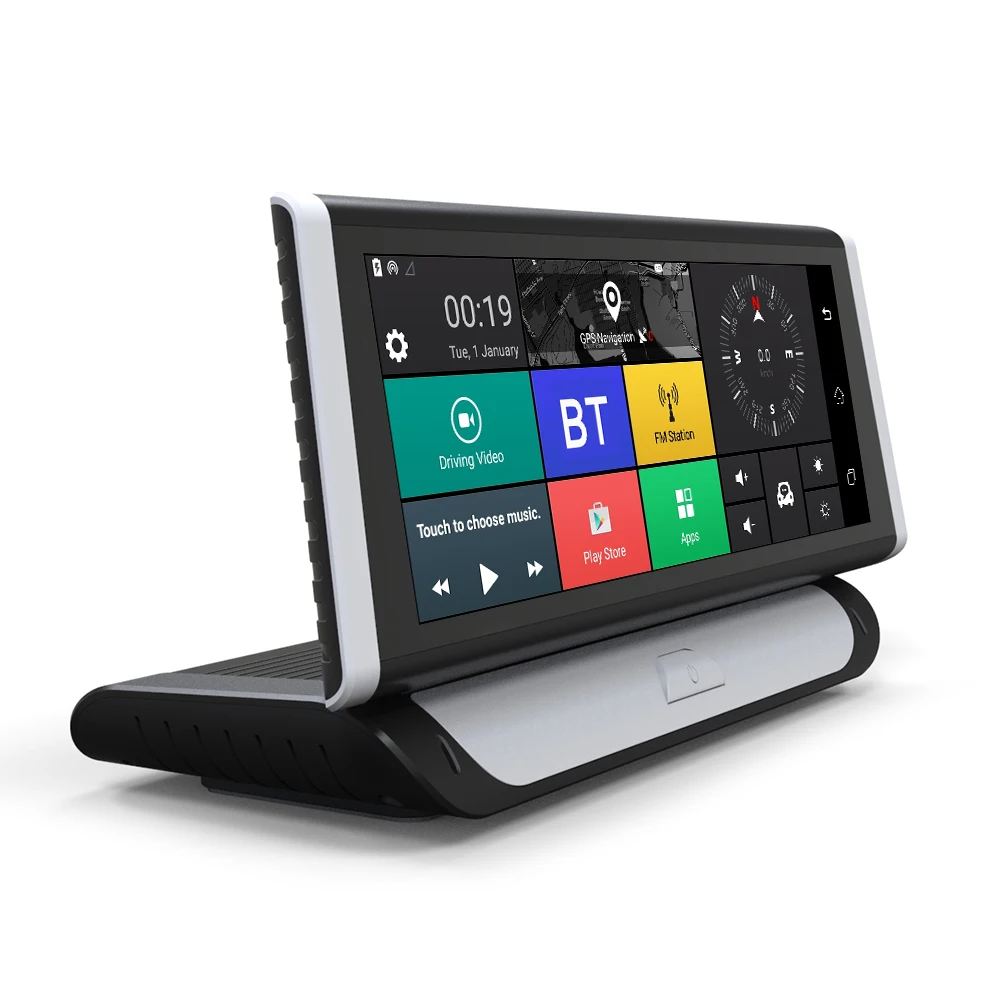 Android 5.1 ADAS Car DVR 1080P GPS Navigation Full HD Camcorder Bluetooth WiFi GPS Navigator Dual Lens Truck Video Recorder