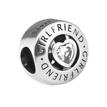 Женские металлические бусины Подвески Серебро 925 для браслета femme argent стерлингового серебра 925 Шарм аксессуары для ювелирных изделий