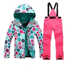 Hot ! Factory outlets 2016 new outdoor sportswear suit warm wind and waterproof ski suit jacket mountaineering