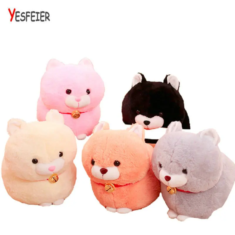 

30cm Cute Fat cat plush toys 5 colors good fortune cat doll stuffed plush animals birthday gift 1 piece