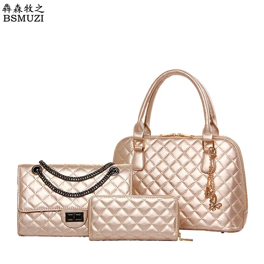 

3 Sets Famous Brands Women Composite Bag PU Leather Handbag Luxury Handbags Women Bags Designer Messenger Bags Bolsa Feminina