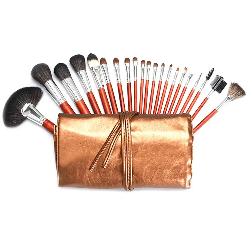 21Pcs Makeup Brushes Set Pincel Maquiagem Powder Eye Kabuki Brush Complete Kit Cosmetics Beauty Tools With Leather Case