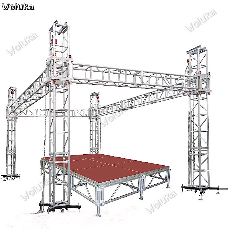 2*2*3 м сценическая стропильная конструкция из алюминиевого сплава, осветительная портальная стропильная рама для свадебной деятельности, железная и стальная рама rea CD50 W03