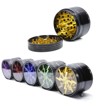 

4 Layers Aluminum Alloy Tobacco Herb Grinder Tobacco Weed Leaf Crusher Smoker Grinders Accessories