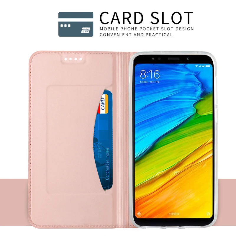 

for xiaomi redmi 5 plus Redmi 5 flip case luxury high quality PU leather+silicon inner protector case for xiaomi redmi 5/5 plus