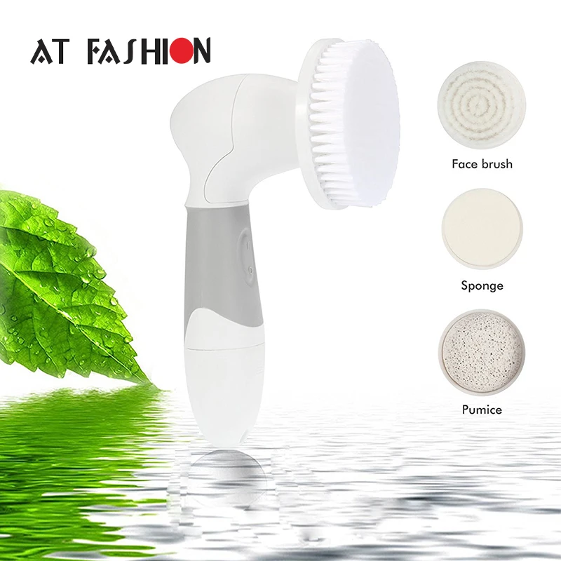 

2017 New Hot Face Cleaser Machine Blackhead Pores Acne Remover Extractor Body Face Care Tools with 3 Brushes Grinding Stone