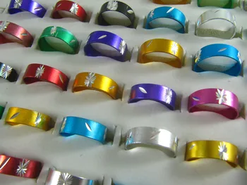 

50 pieces wholesale Europe and America fashion simple men and women light luxury personality fashion ring