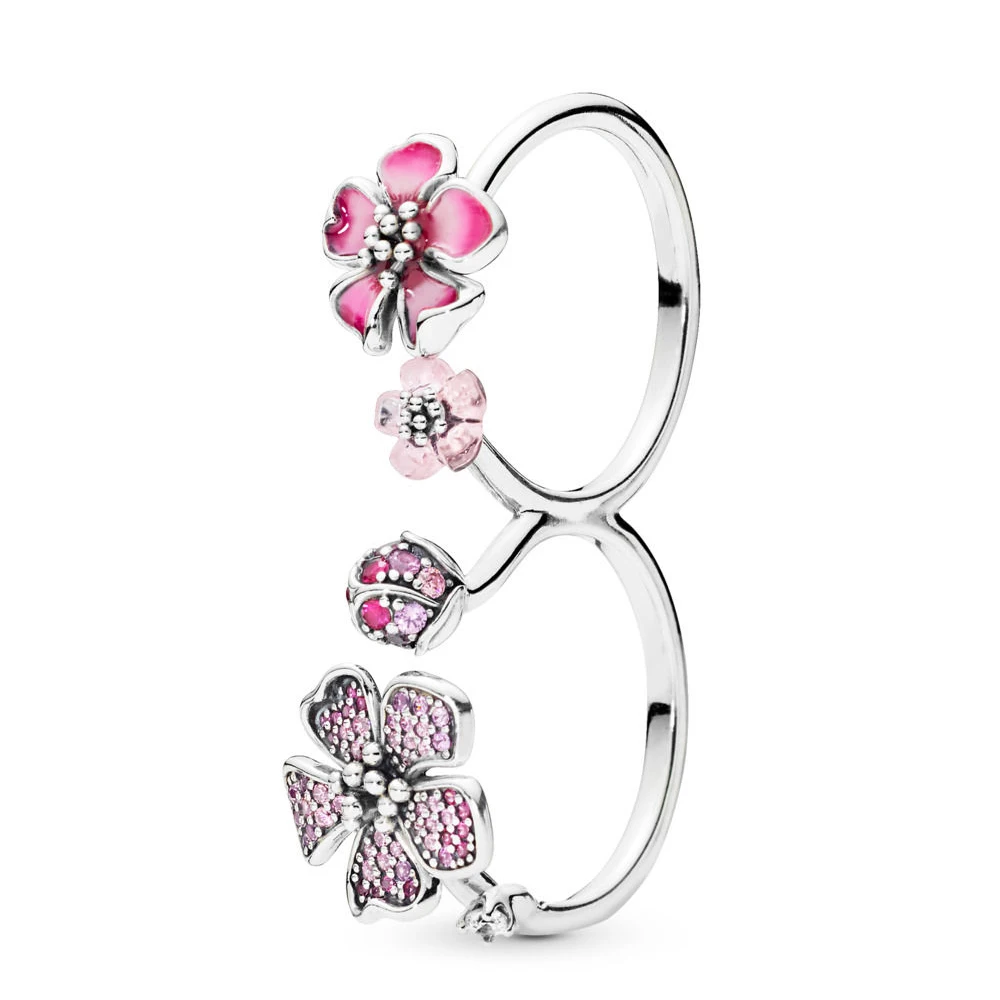 

Fanier 100% 925 Sterling Silver New Spring 198091 Nccmx Long Peach Series Adjustable Opening Ring China Exclusive Launch