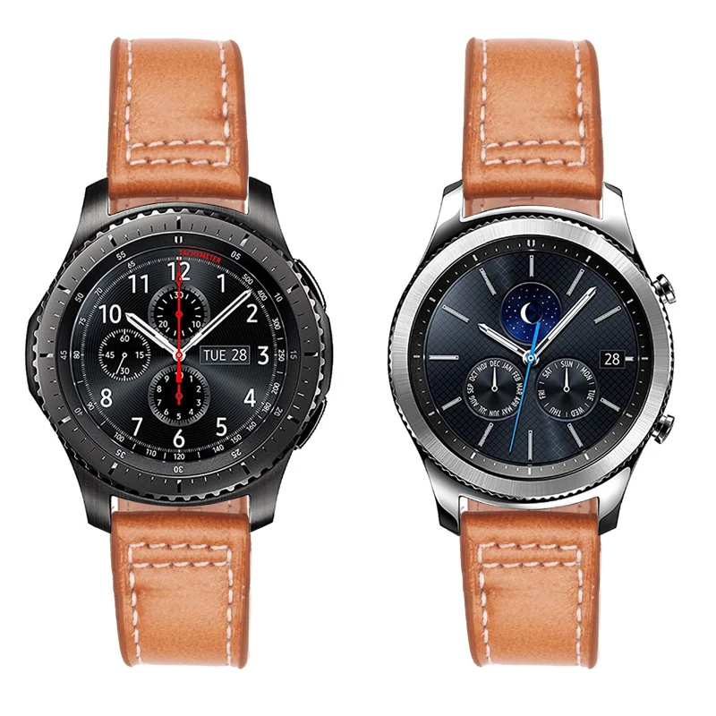 Ремешок для часов Samsung Gear S3 Classic итальянский Браслет из натуральной телячьей кожи