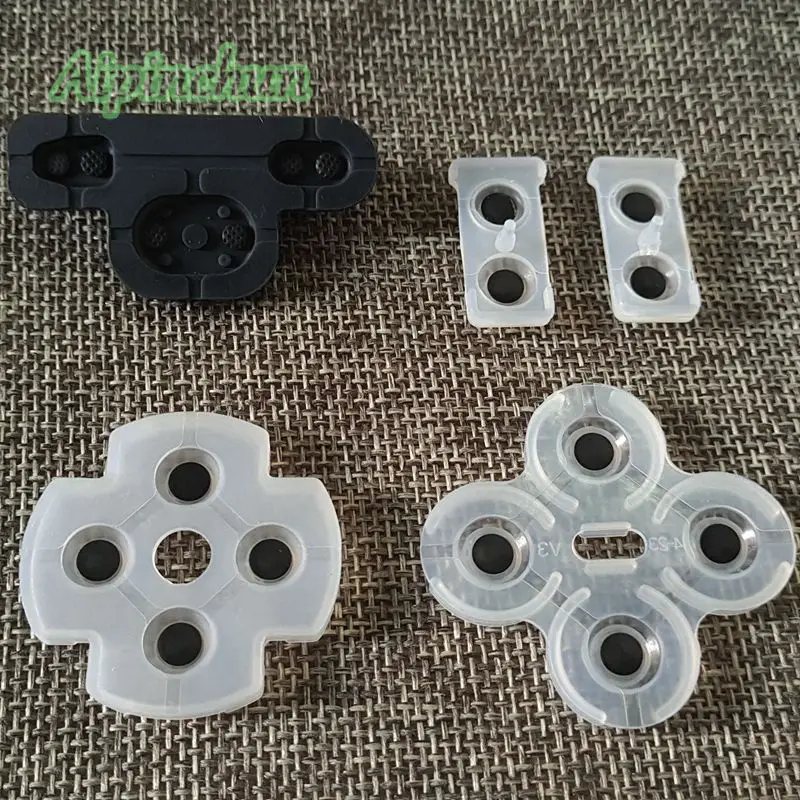 

Aipinchun Wholesale 100Sets Silicon Conductive Joypad Rubber Button D Trigger Pads for Sony PS3 Controller Repair Parts