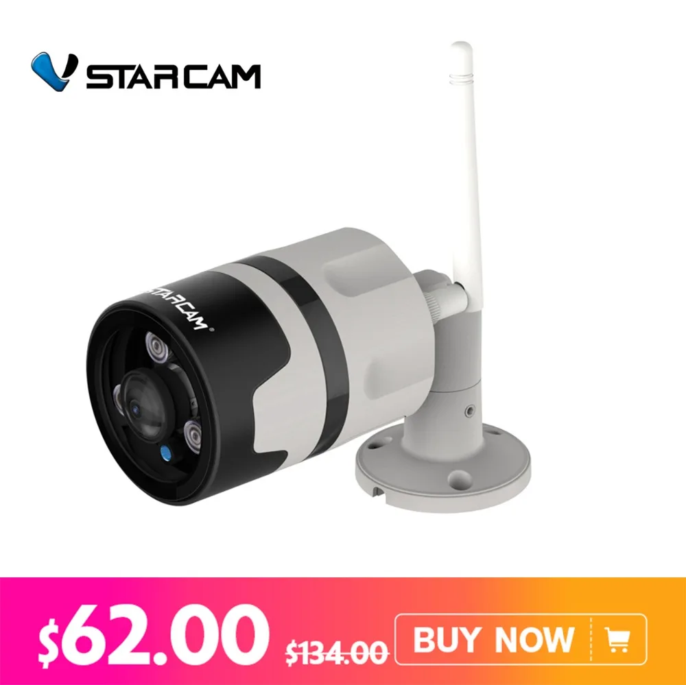 

VStarcam C63S 1080P Wireless IP Camera Waterproof Night Vision Motion Detector Two Way Audio Outdoor Camera Baby Monitor