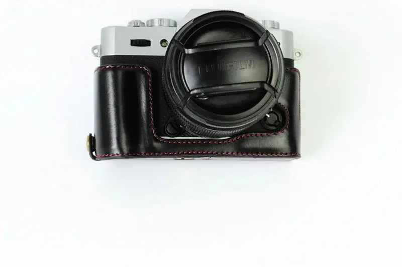 Модный чехол для камеры для Fujifilm Fuji X-T10 XT20 XT-20 XT-30 из искусственной кожи с отверстием для батареи