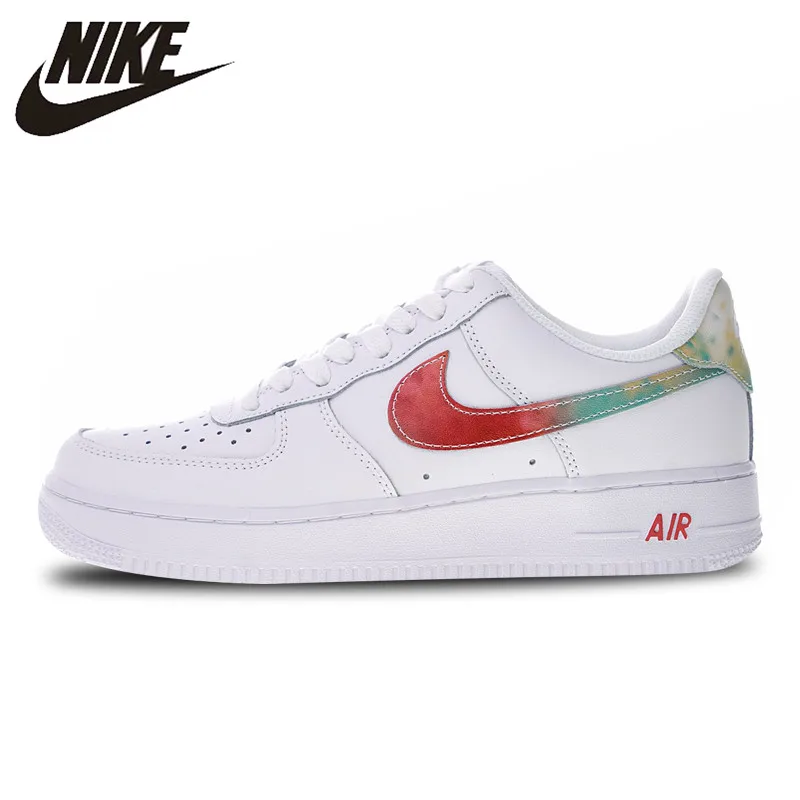 NIKE WMNS AIR Force 1 низкая обувь для скейтбординга спортивная дышащая 314218-131 для мужчин 40-45