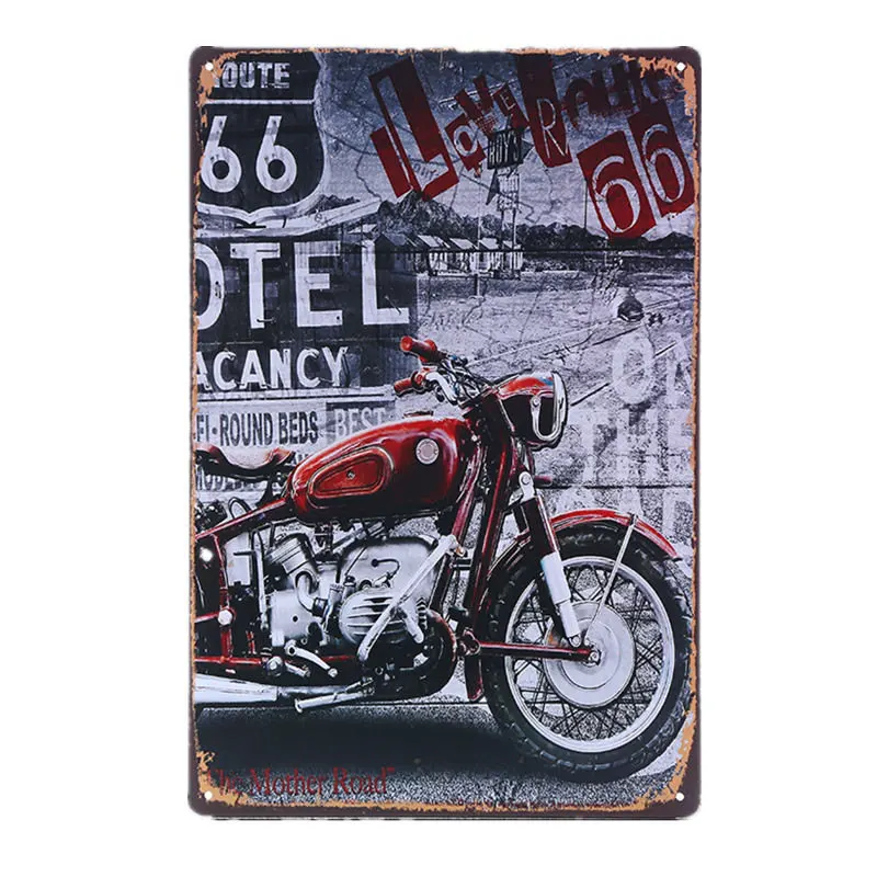 Plaque Car Theme Vintage Metal Tin Signs Motorcycle Wall Poster Decals Plate Painting Bar Club Pub Home Decor Wall 20*30cm A134 - Image 4