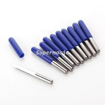 

10 pcs 1/8'' Carbide Extra-Long Engraving Bit vs Blade CNC Router Tool 30 Degree 0.3mm (10XJ3X3003)