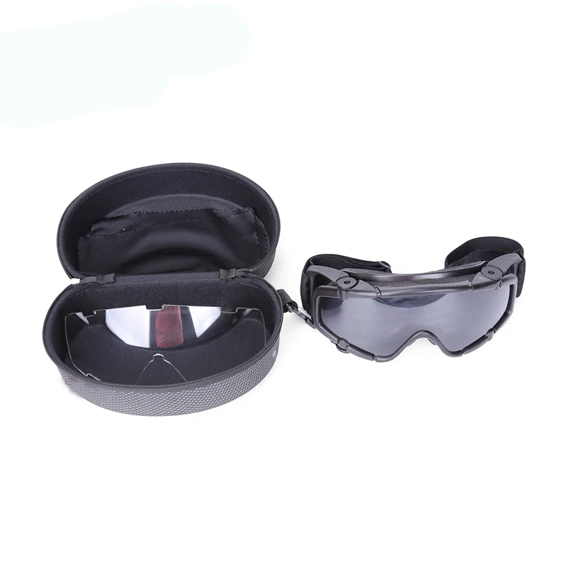 OK Goggle очки страйкбол тактические 1 шт линзы уличные охотничьи защитные противотуманные Регулируемые очки 2 цвета