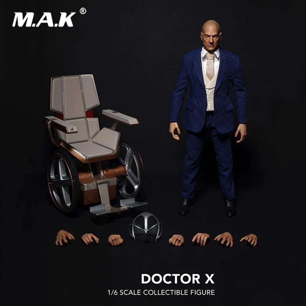 Коллекционная полноразмерная экшн фигурка 1/6 профессор X Чарльз Ксавье доктор