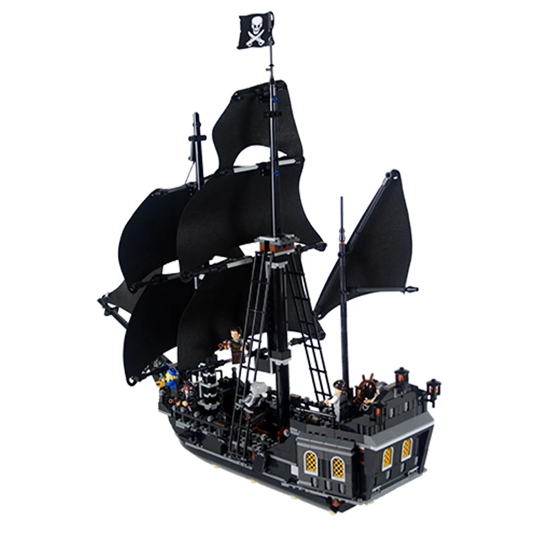 

DHL lepin 16006 804pcs building blocks Pirates of the Caribbean the Black Pearl Ship model Toy Compatible 4184