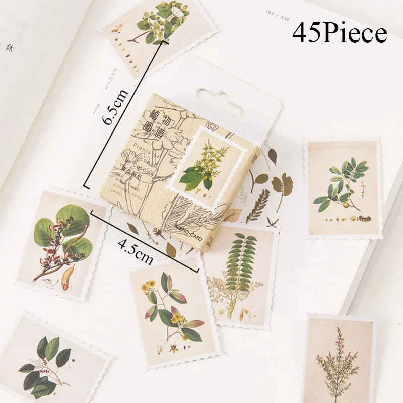 45Pcs/Bag Cute Stickers Kawaii Tree Stickers Novelty Kids Stickers For Child Gifts Stranger Things Classic Funny Item Kids Toys