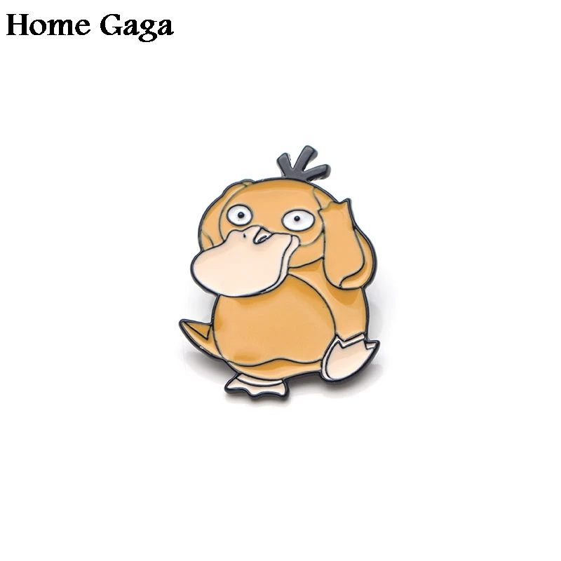 Homegaga Psyduck забавная булавка для отворота рюкзака причудливая одежда