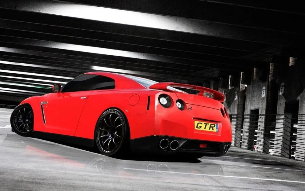 Home Decor GTR Supper Car-Silk Art Poster Wall Sicker Decoration Gift