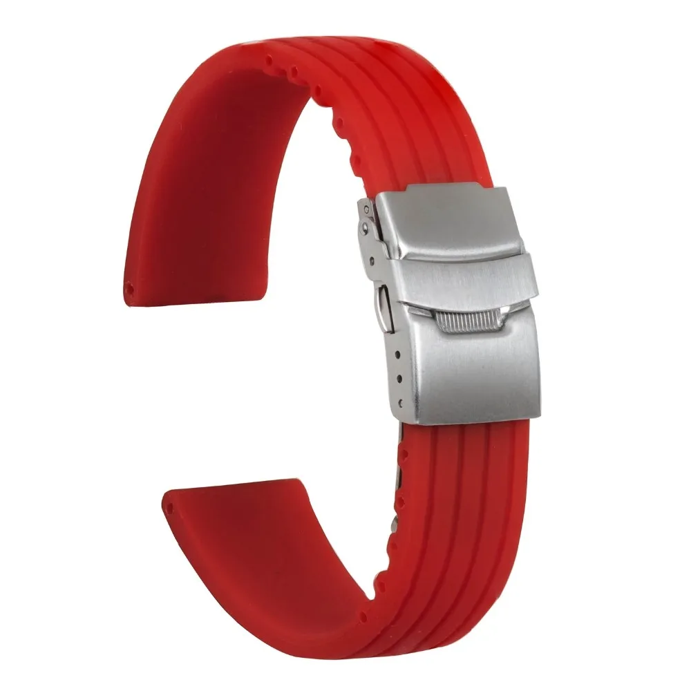 Спортивный силиконовый ремешок для samsung s3 Band/galaxy active watch/s2 band/Amazfit watch band 18 мм резиновый ремешок 20 мм 24 мм 22 мм Wathband
