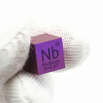 

Metal Purple Niobium Cube for Element Collection Science Experiment 99.95% 3N5 10x10x10mm Colorful Nb Cube 4 Research Shinin