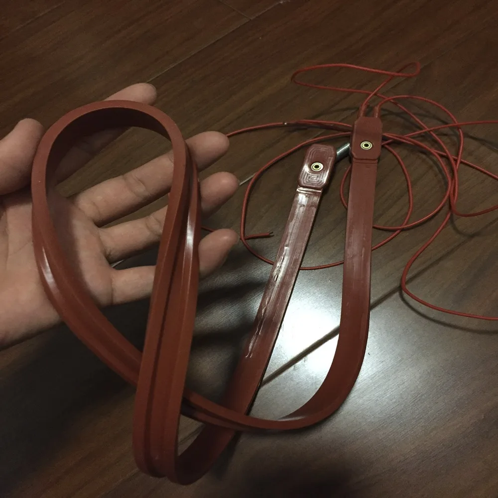 15*895mm 220V 65W High quality flexible Silicone Heating belt heat